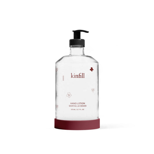 Kinfill Starter Kit Hand Lotion, Santal & Cedar