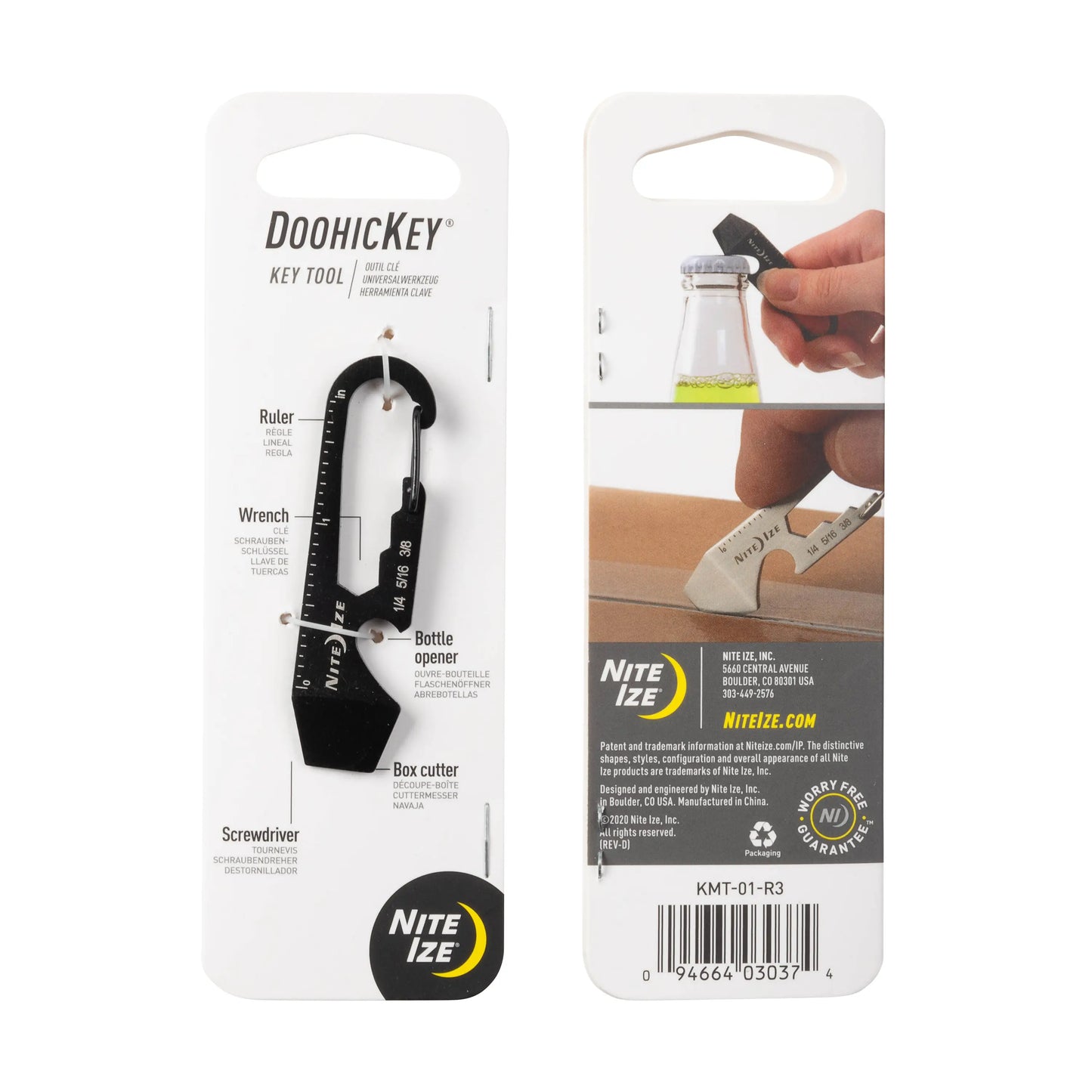 Nite Ize DoohicKey® Key Tool, Black