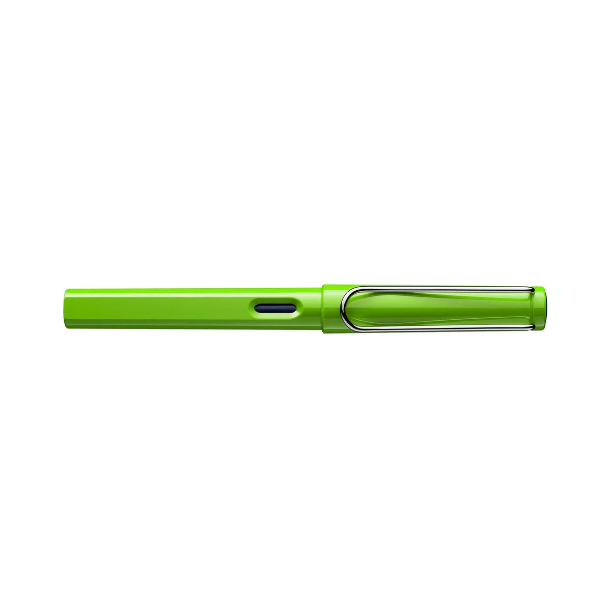 LAMY Safari Fountain Pen Green på hvit bakgrunn
