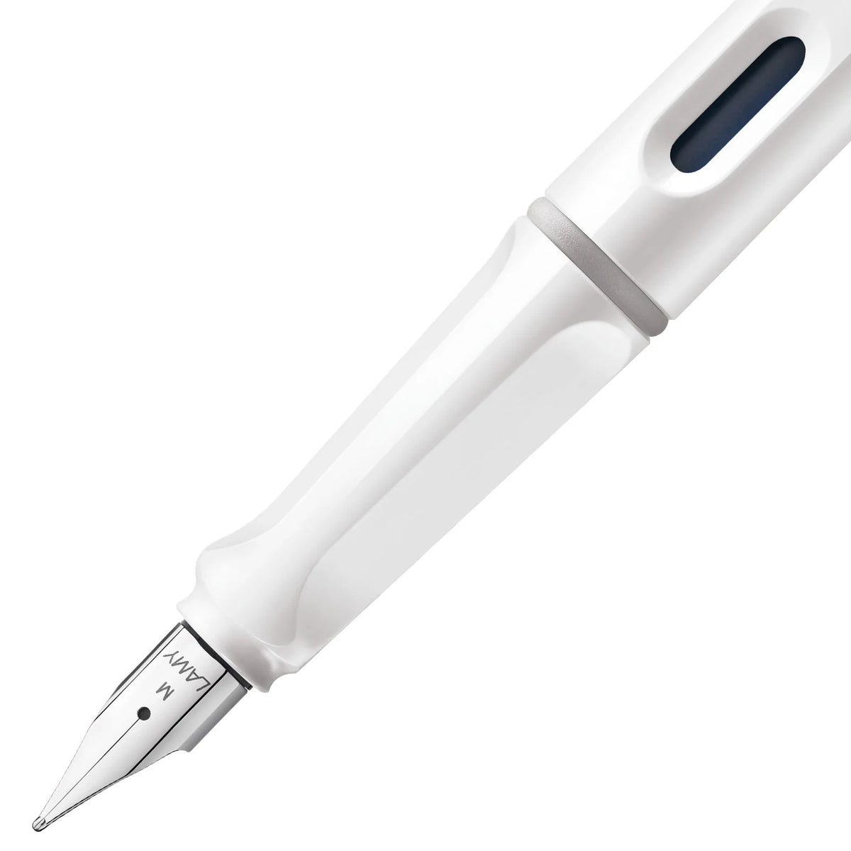 LAMY Safari Fountain Pen Shiny White, Medium