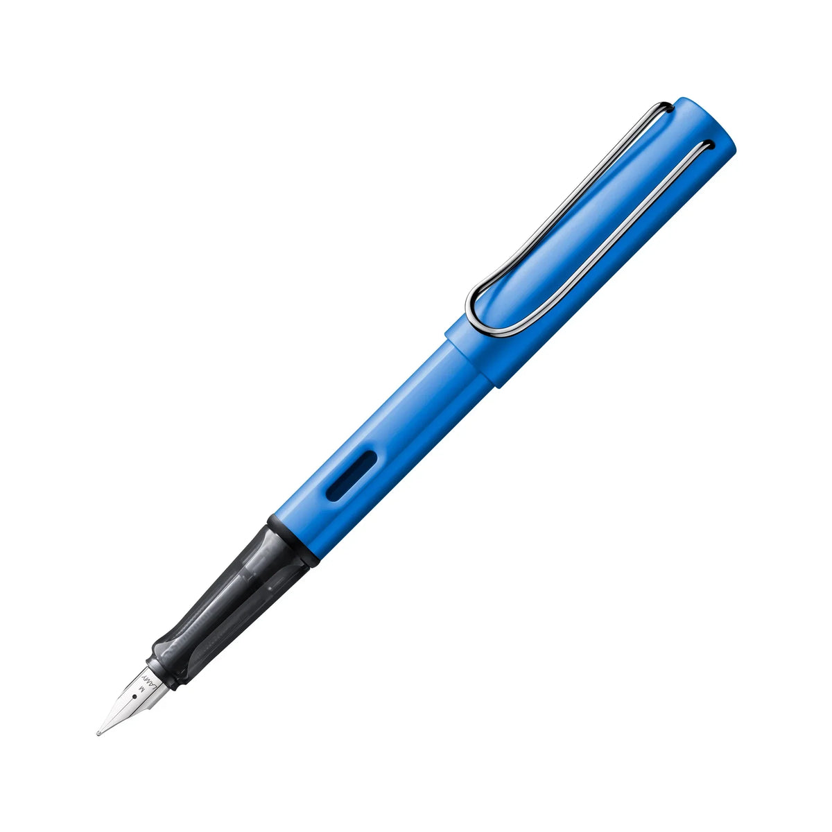 LAMY AL-star Fountain Pen Ocean Blue på hvit bakgrunn