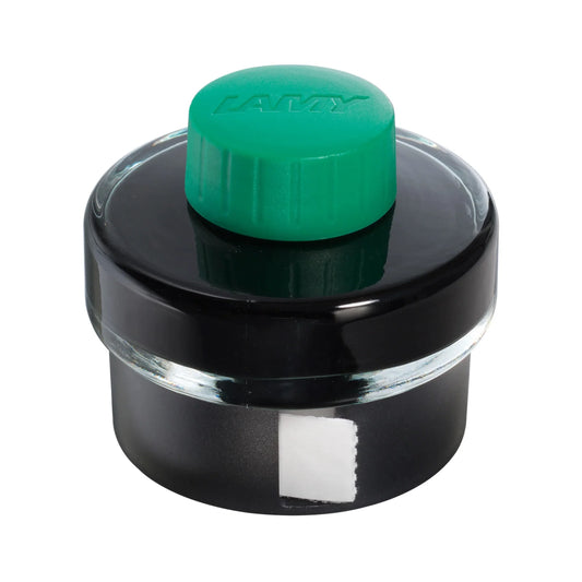 LAMY T 52 Fyllepennblekk Green, 50 ml på hvit bakgrunn