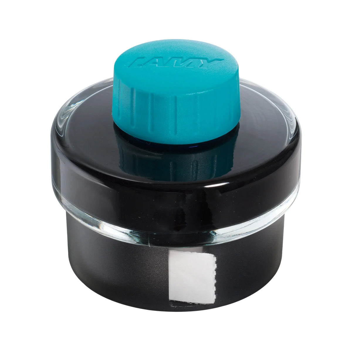 LAMY T 52 Fyllepennblekk Turquoise, 50 ml på hvit bakgrunn