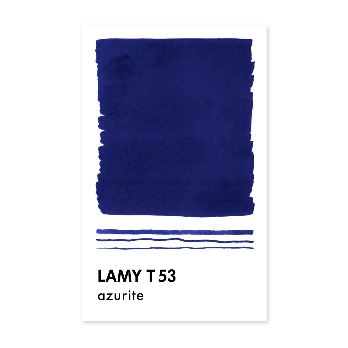 LAMY T 53 Crystal Ink, Azurite