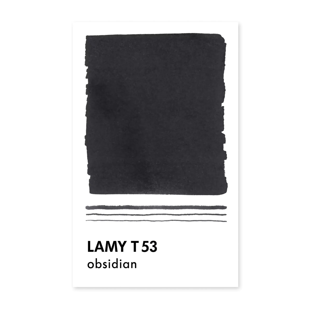 LAMY T 53 Crystal Ink, Obsidian