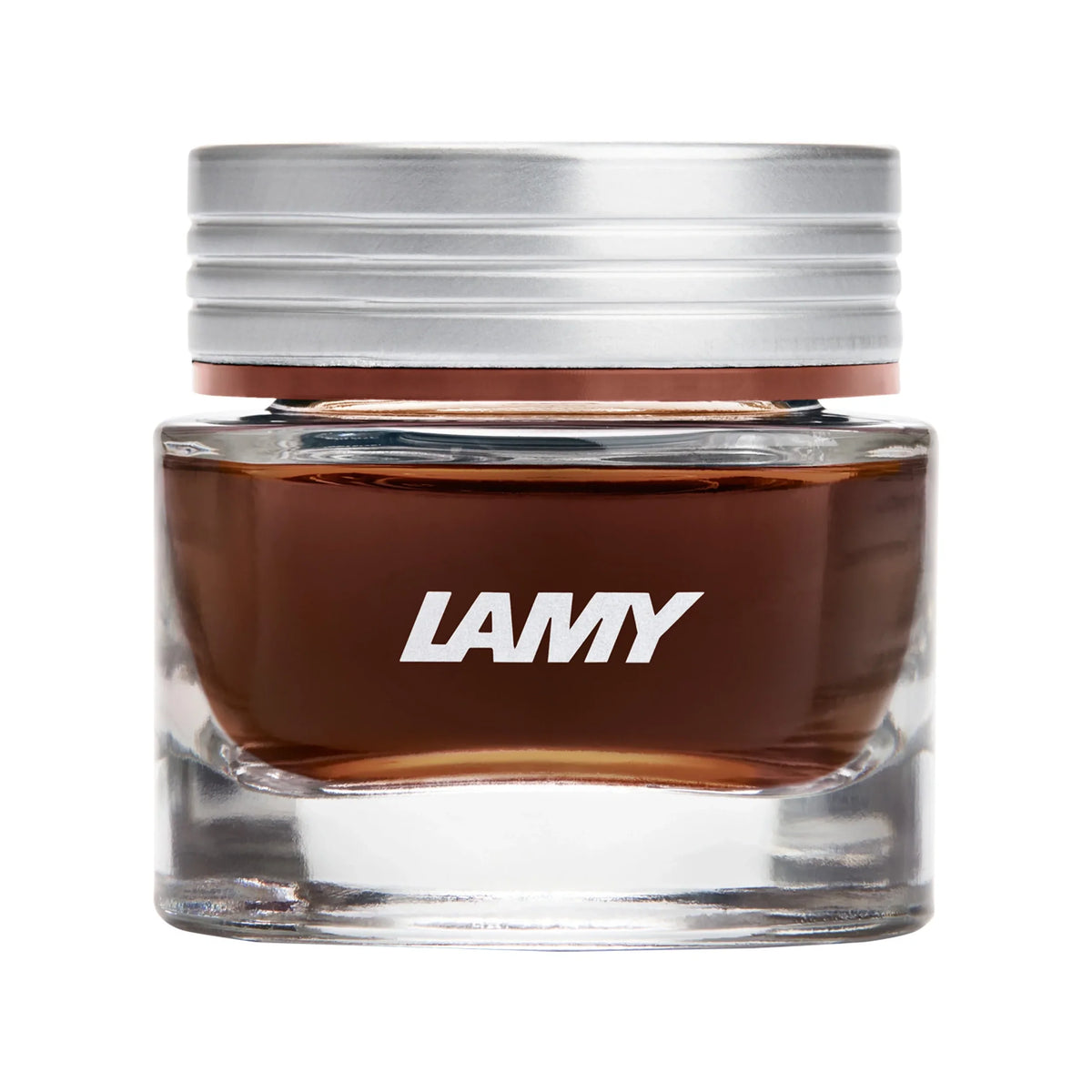 LAMY T 53 Crystal Ink Topaz, 30 ml på hvit bakgrunn