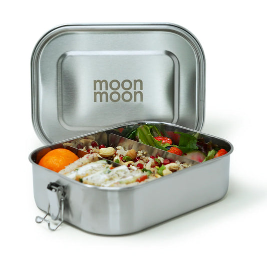 Moonmoon Stainless Steel Lunch Box, Large 1.4L