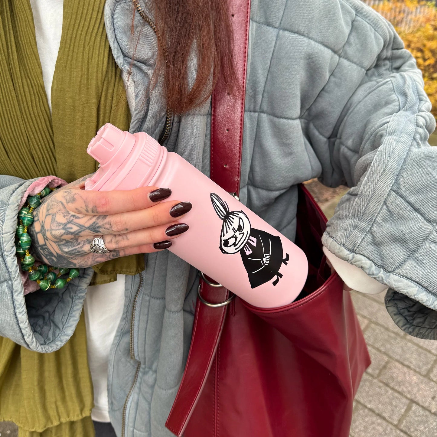 Nordicbuddies Little My Thermal Everyday Bottle 550 ml, Pink