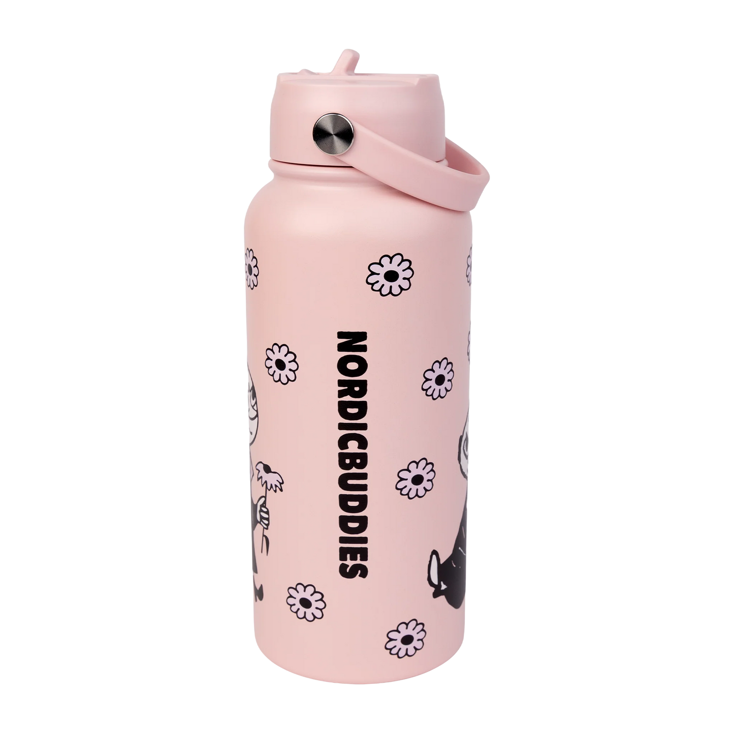 Nordicbuddies Little My Flower Thermal Bottle, 550 ml