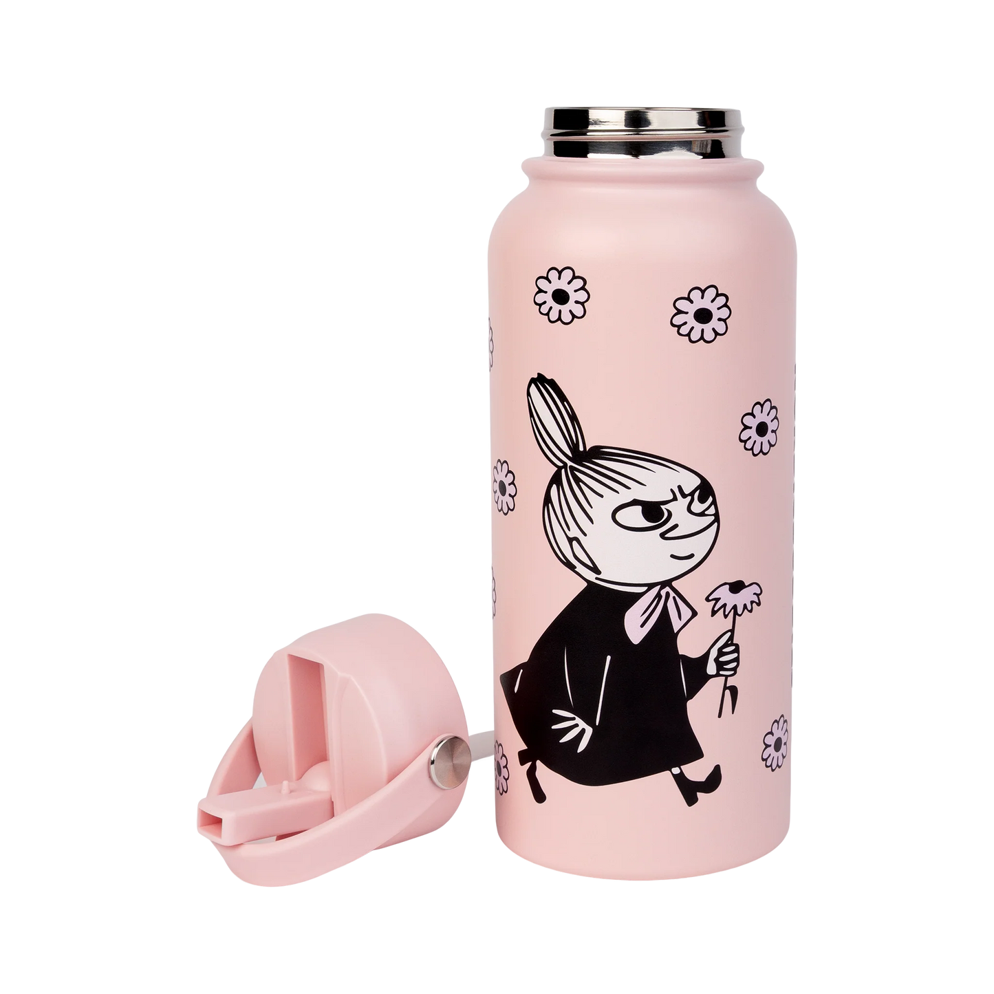 Nordicbuddies Little My Flower Thermal Bottle, 550 ml