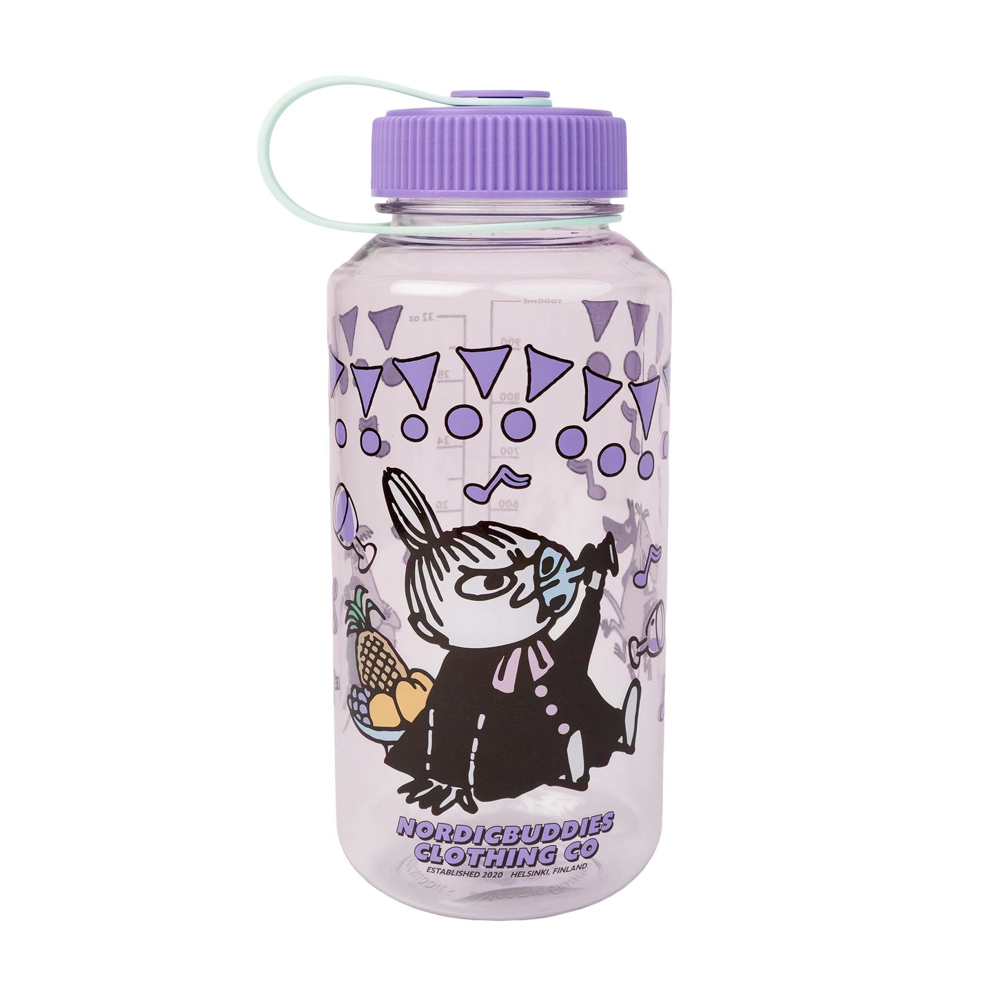 Nordicbuddies Little My Party Water Bottle, 500 ml