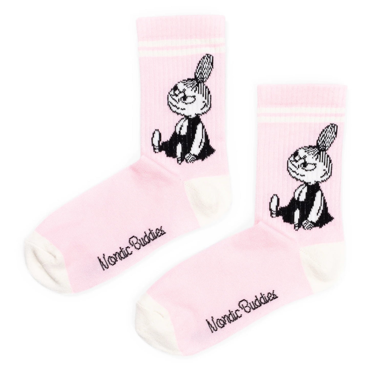 Nordicbuddies Little My Ladies Retro Socks, Pink