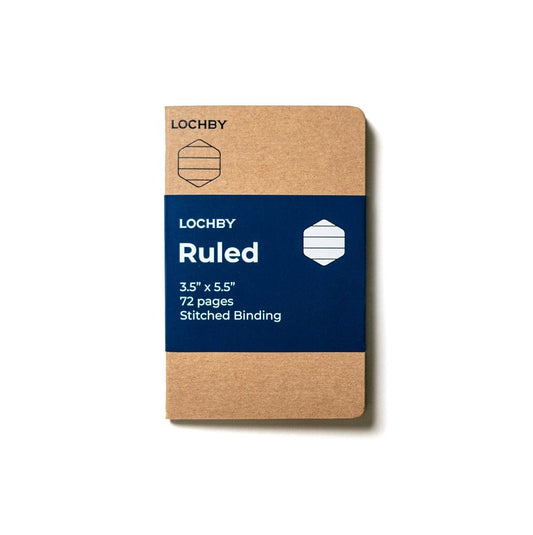 Lochby Pocket Journal Tomoe River Notebooks, Ruled