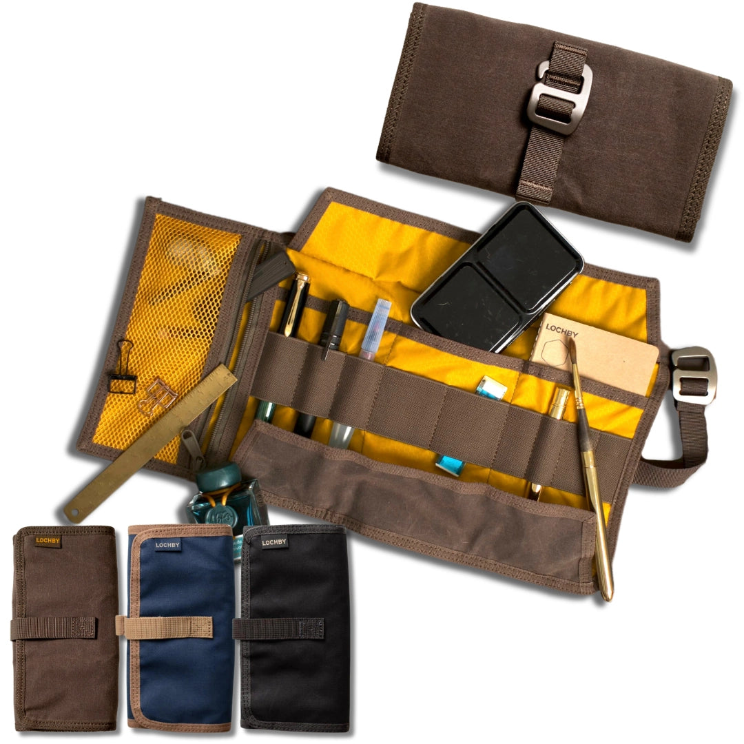 Lochby Tool Roll, Brown