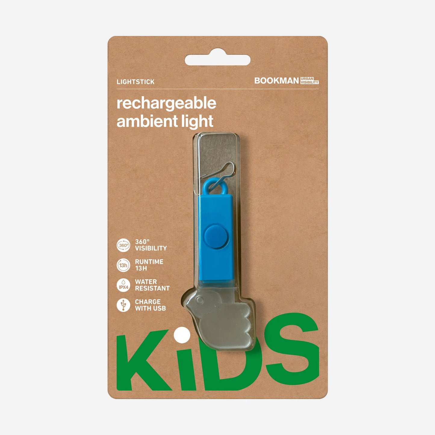 Bookman Urban Visibility Lightstick Kids, Blue Bird
