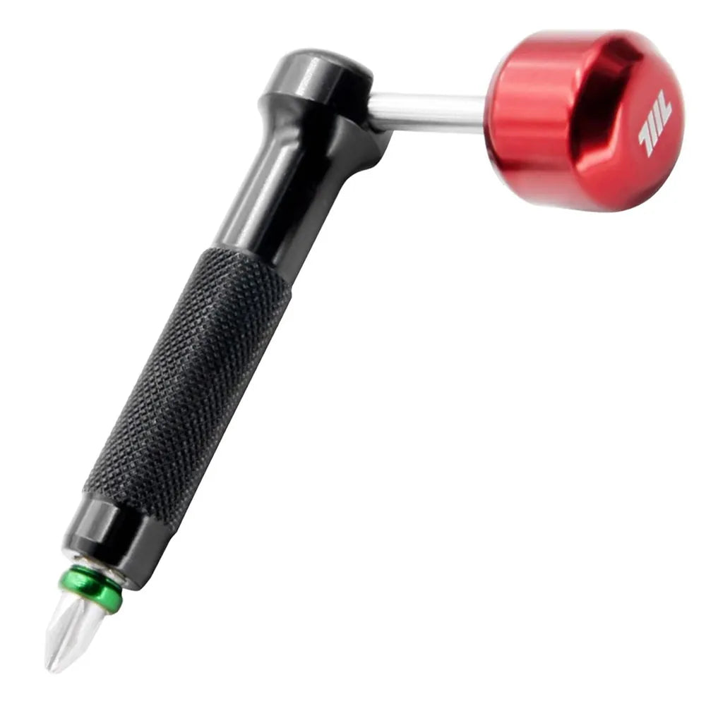 711L Lollipop Bit Driver, Aluminum Black / Red