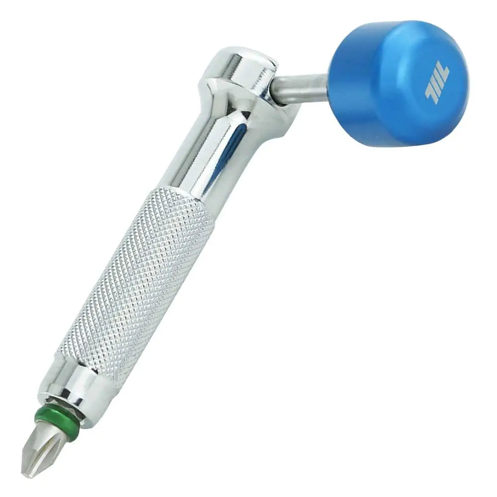 711L Lollipop Bit Driver, Stainless Steel / Blue