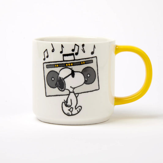 Magpie Peanuts Mug, Music is life