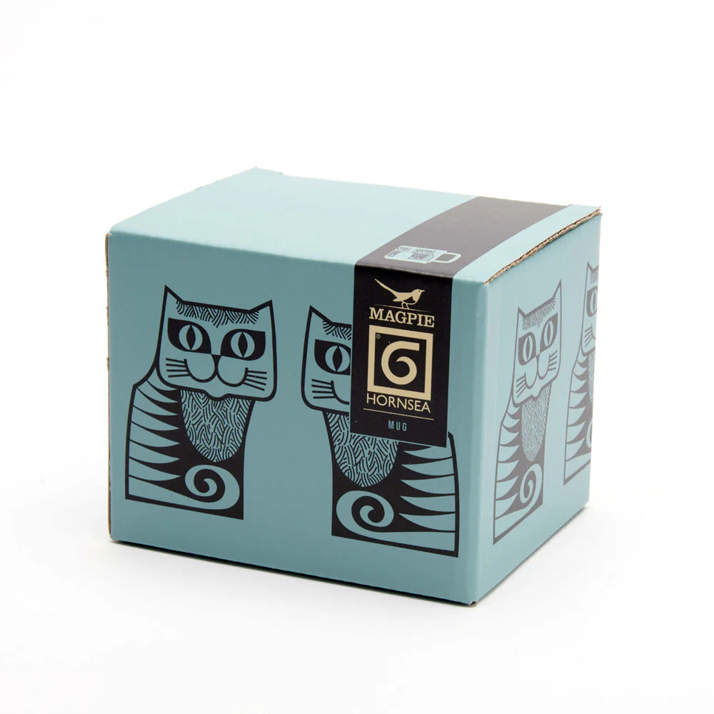 Magpie x Hornsea Mug, Cat Teal