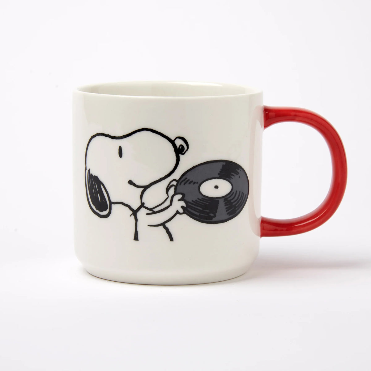 Magpie Peanuts Mug, Vinyl Music is Life