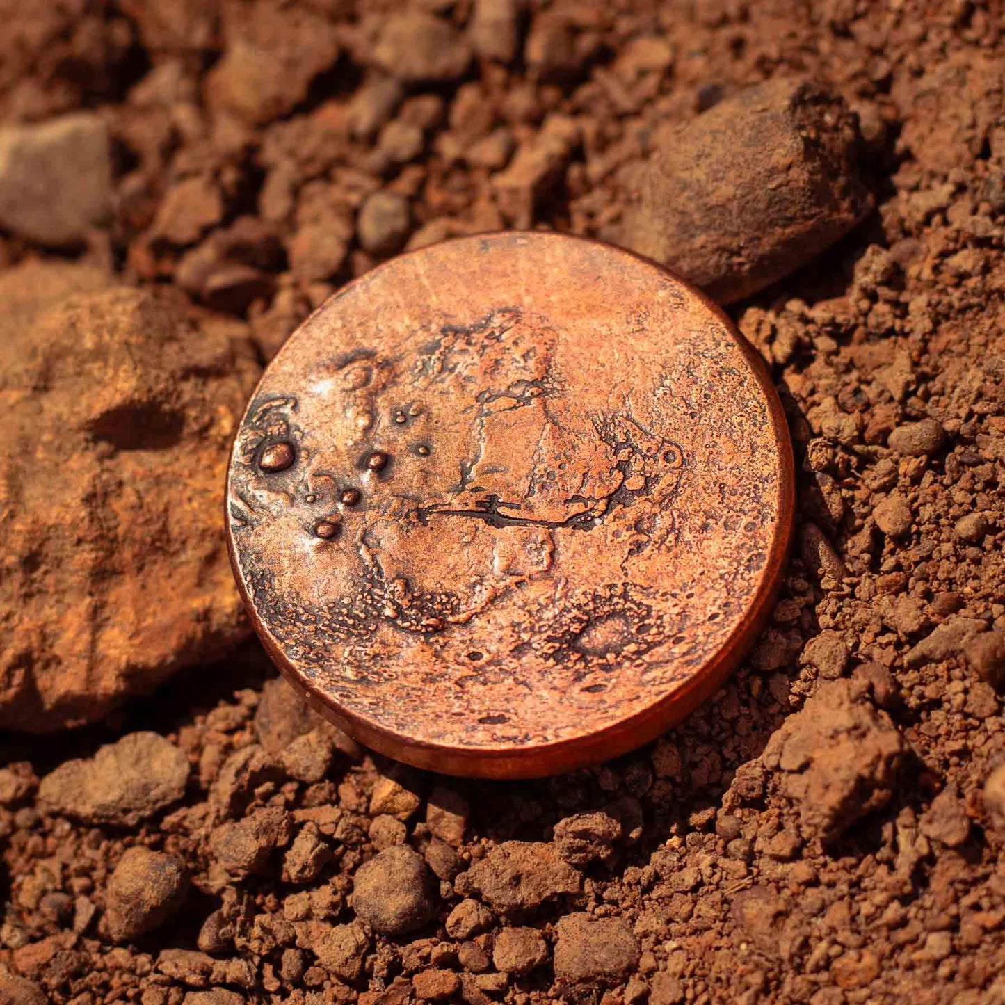Shire Post Mint Mars Coin Copper