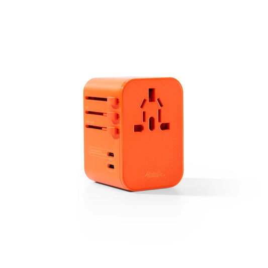 Matador Travel Adapter, Forget-Me-Not Orange