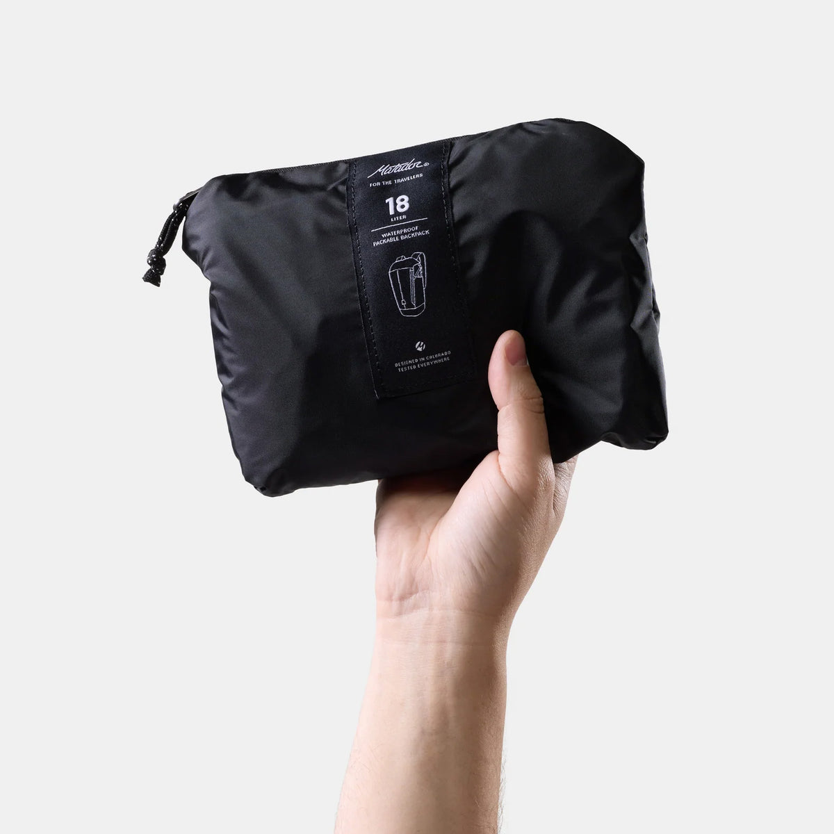 Matador Waterproof Packable Backpack 18L, Black
