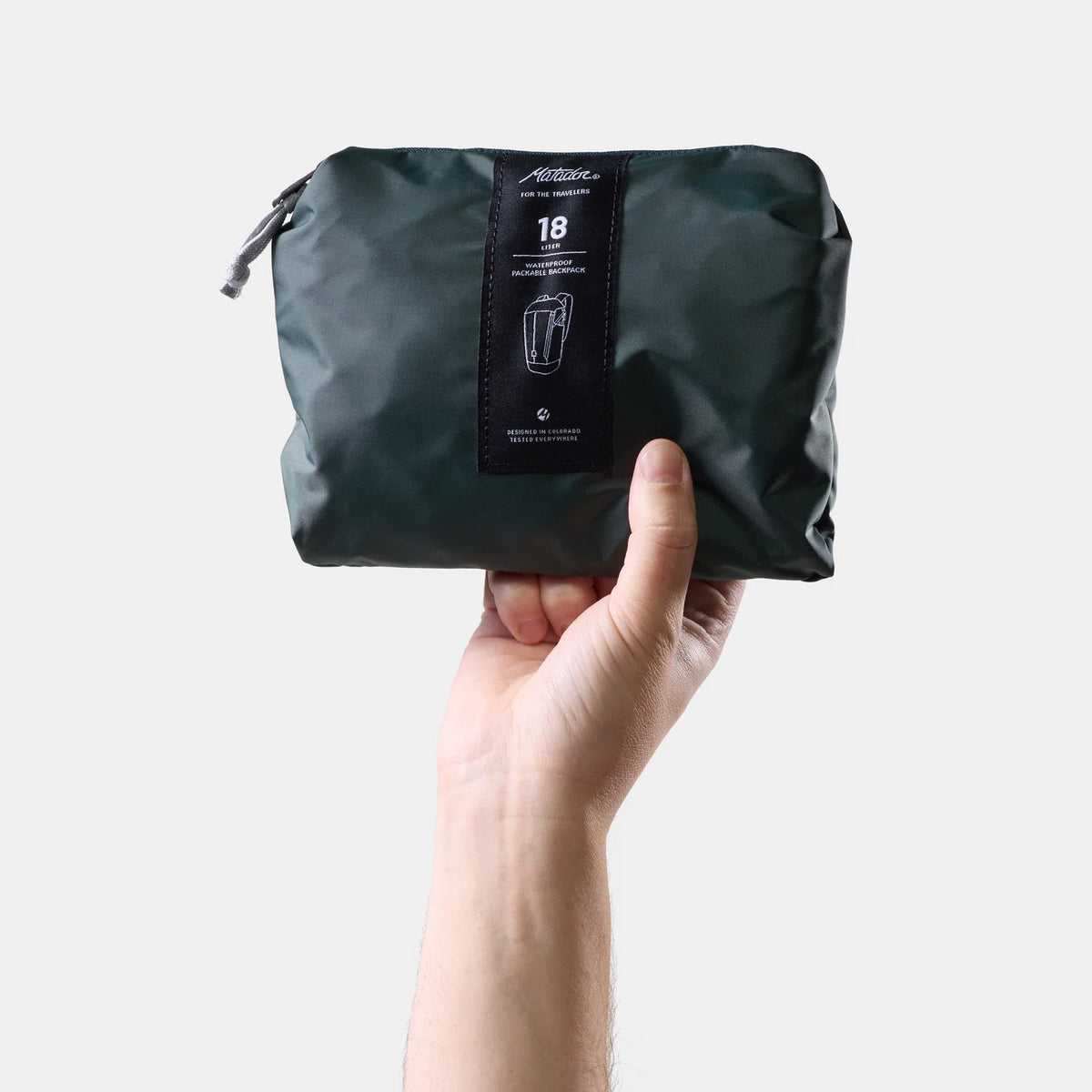 Matador Waterproof Packable Backpack 18L, Juniper