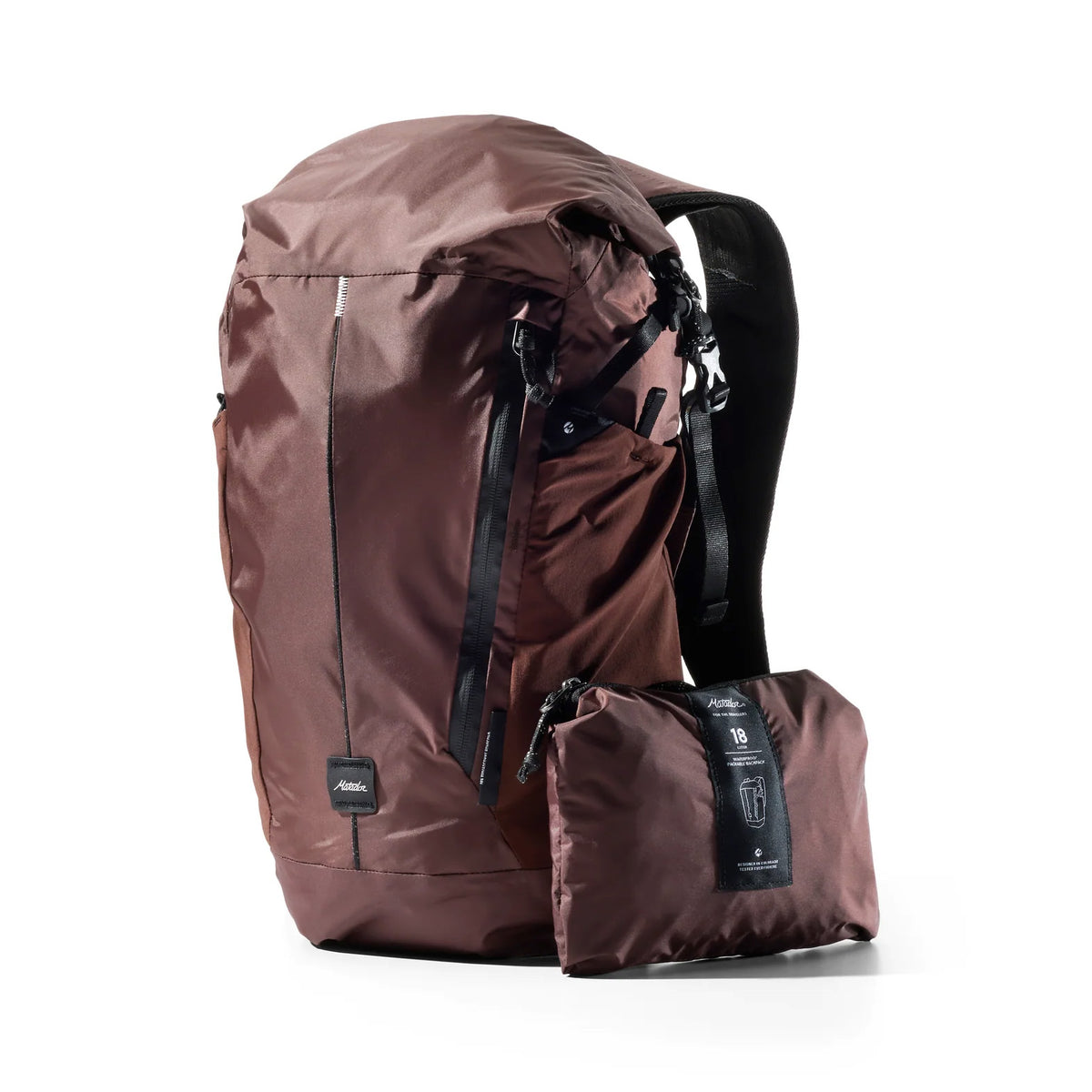 Matador Waterproof Packable Backpack 18L, Garnet