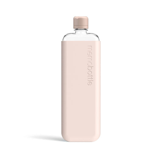 Memobottle™ Slim Transparent Bundle 450ml, Pale Coral