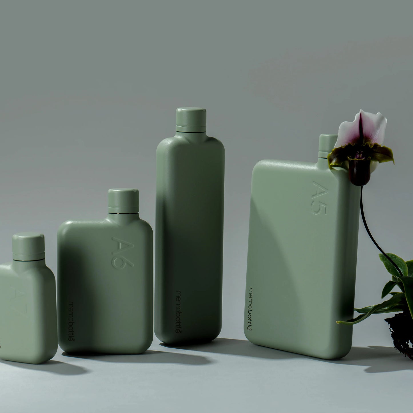 Memobottle™ A6 Stainless Steel 500ml, Pistachio