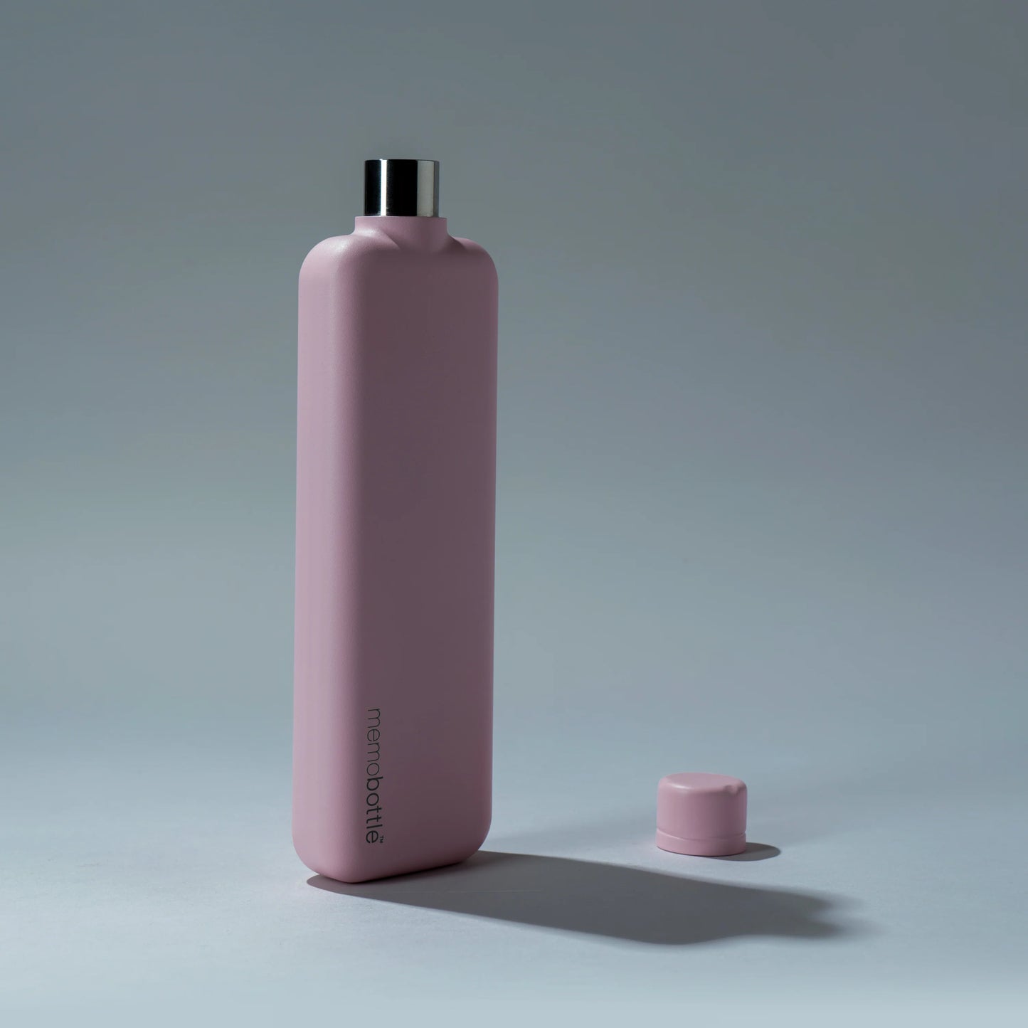 Memobottle™ Slim Stainless Steel 600ml, Pink Salt