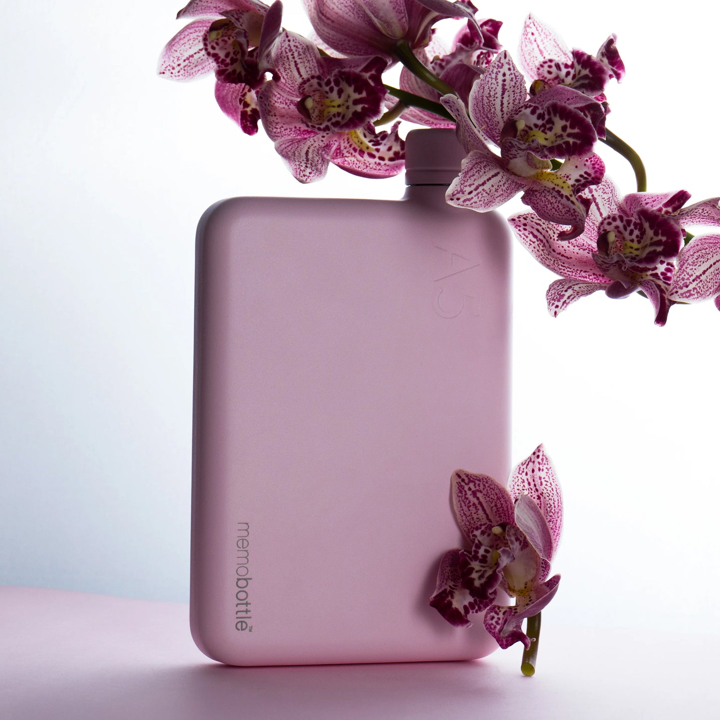 Memobottle™ A5 Stainless Steel 1080ml, Pink Salt