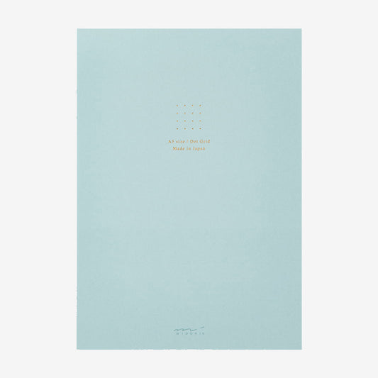 Midori Color Dot Grid Paper Pad, Blue