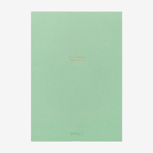 Midori Color Dot Grid Paper Pad, Green