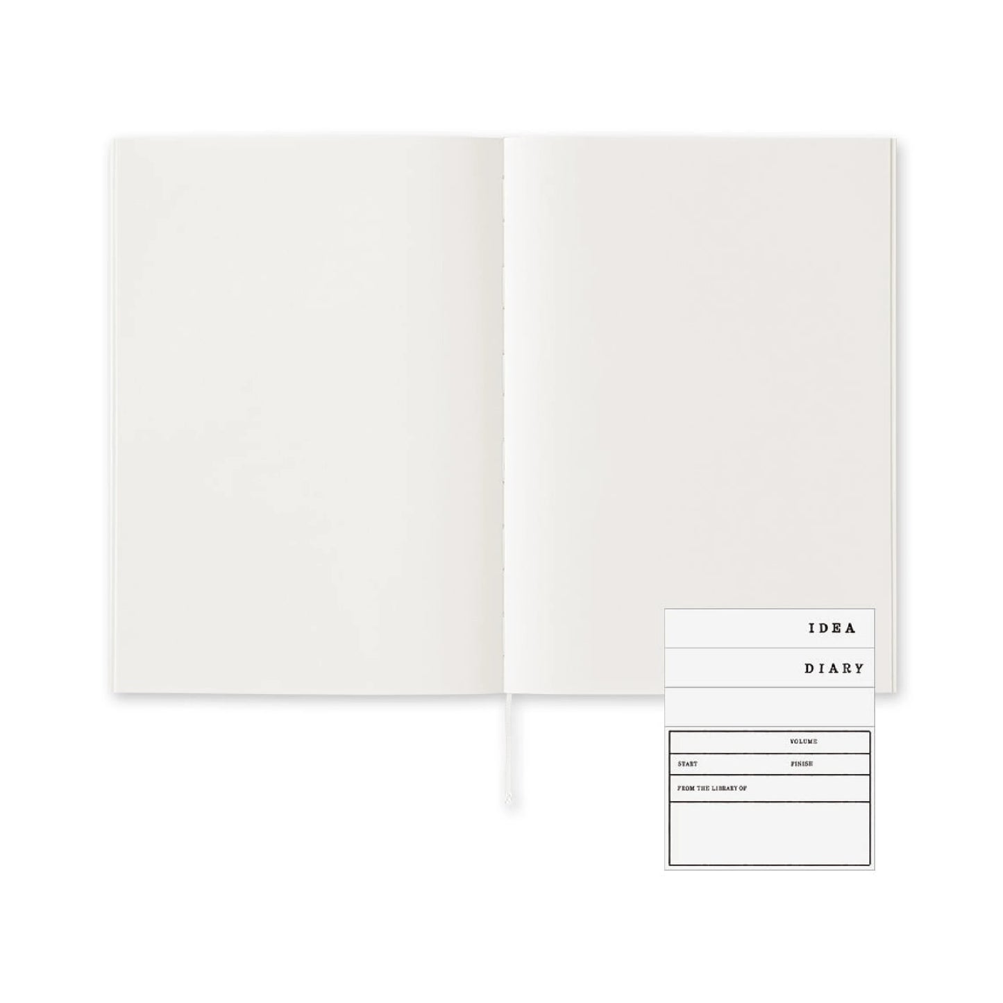 Midori MD Notebook Cotton Blank, A5