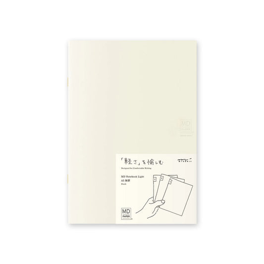 Midori MD Notebook Light Blank, A5 (3-Pakk)