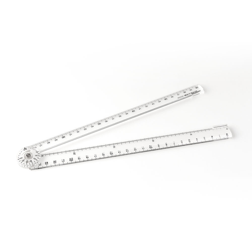 Midori Multi Ruler 50cm, Clear