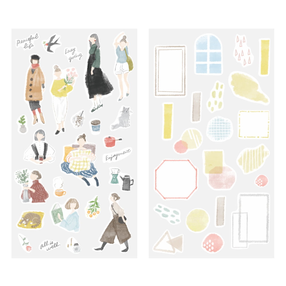 Midori Sticker Two Sheets