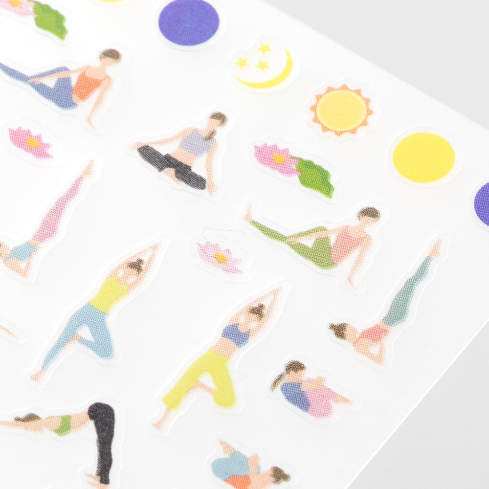 Midori Sticker Achievement Yoga