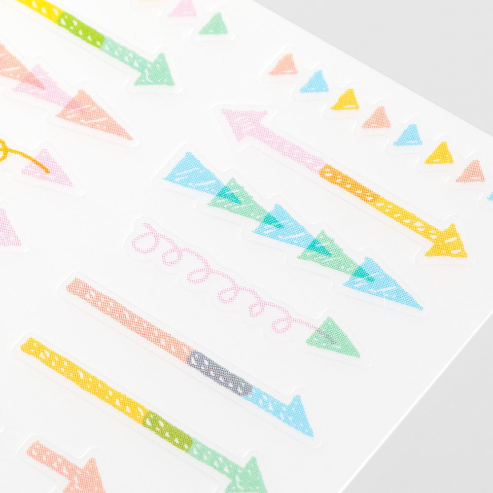 Midori Sticker Plan Arrow Pastel