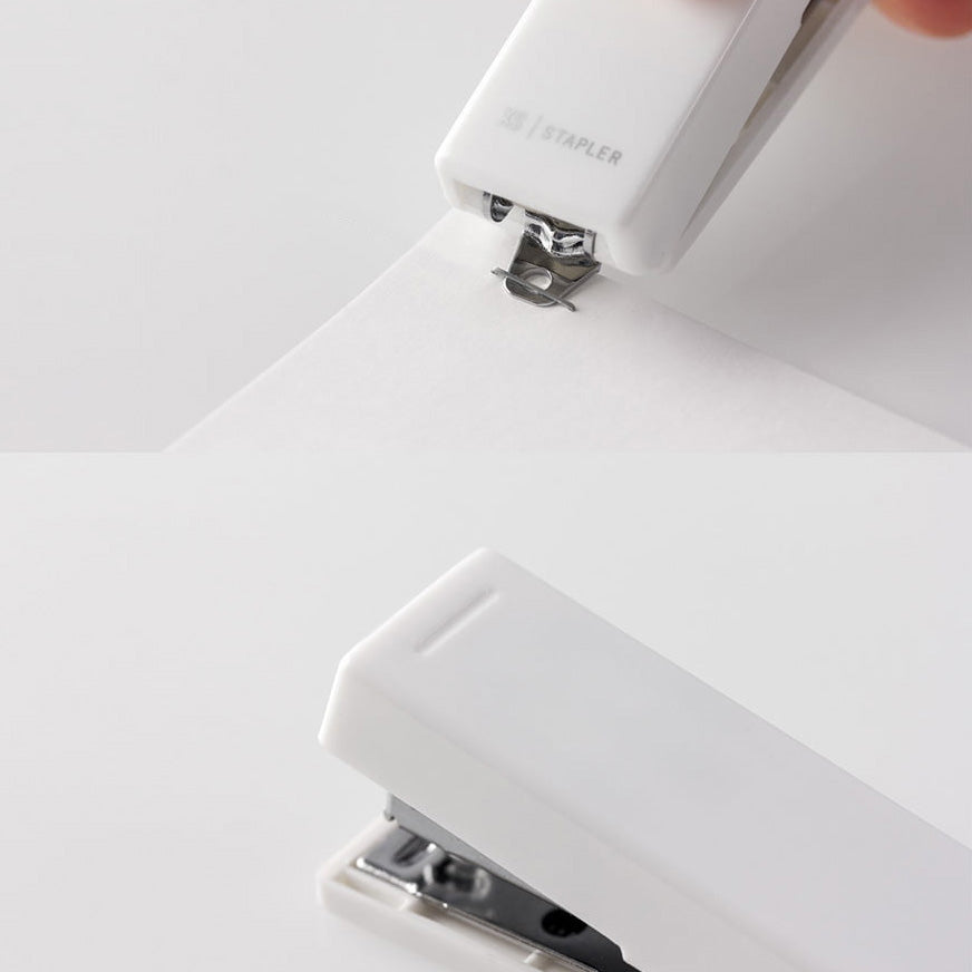 Midori XS Compact Stapler, White