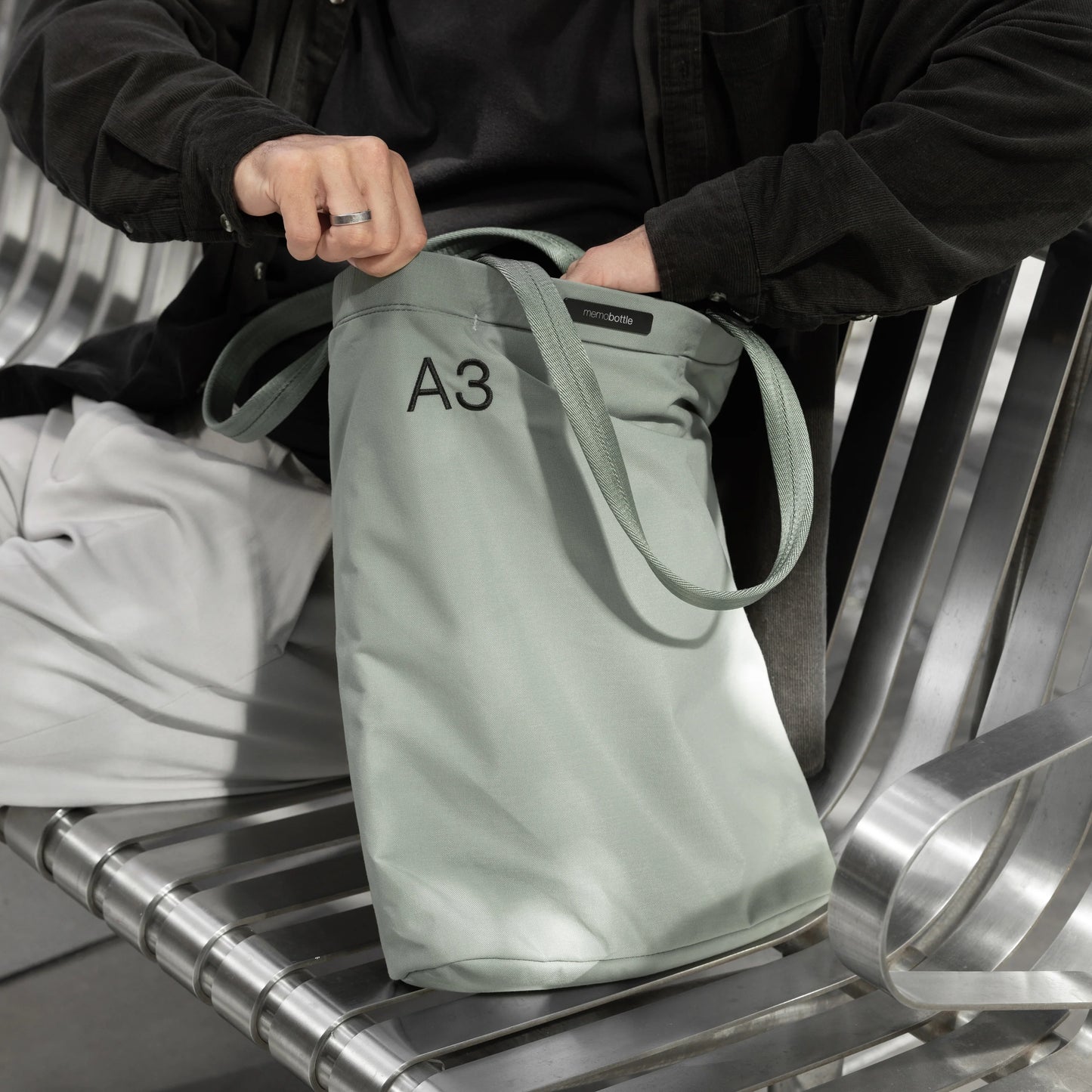 Memobottle™ A3 Daily Tote, Eucalypt
