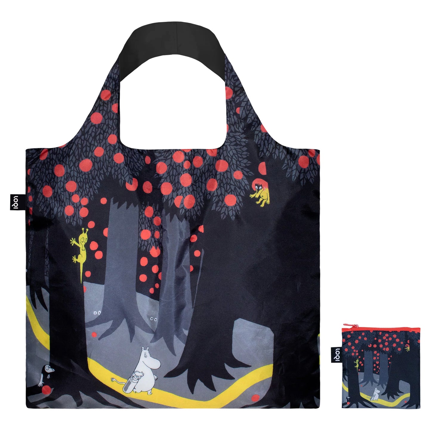 LOQI Moomin Recycled Bag, Forest