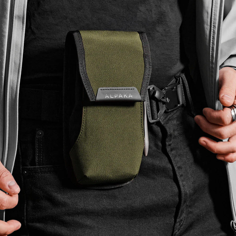 ALPAKA Modular Phone Sling V2 Axoflux 300D, Army Green