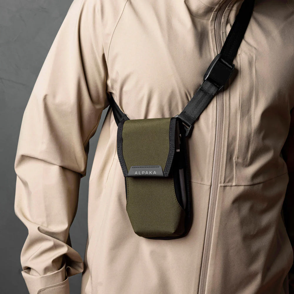 ALPAKA Modular Phone Sling V2 Axoflux 300D, Army Green