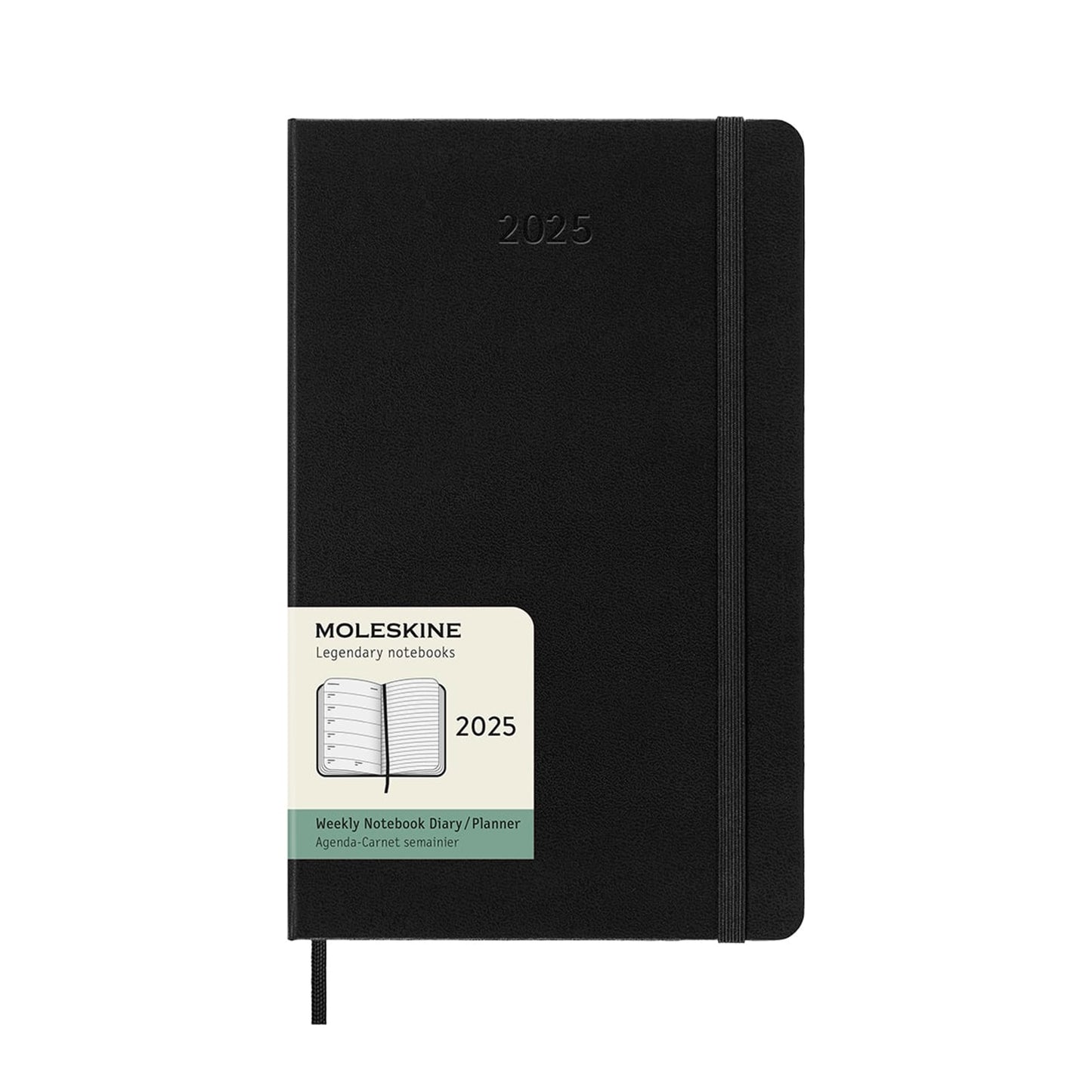 Moleskine Weekly Planner 2025, A5 (Hardcover)