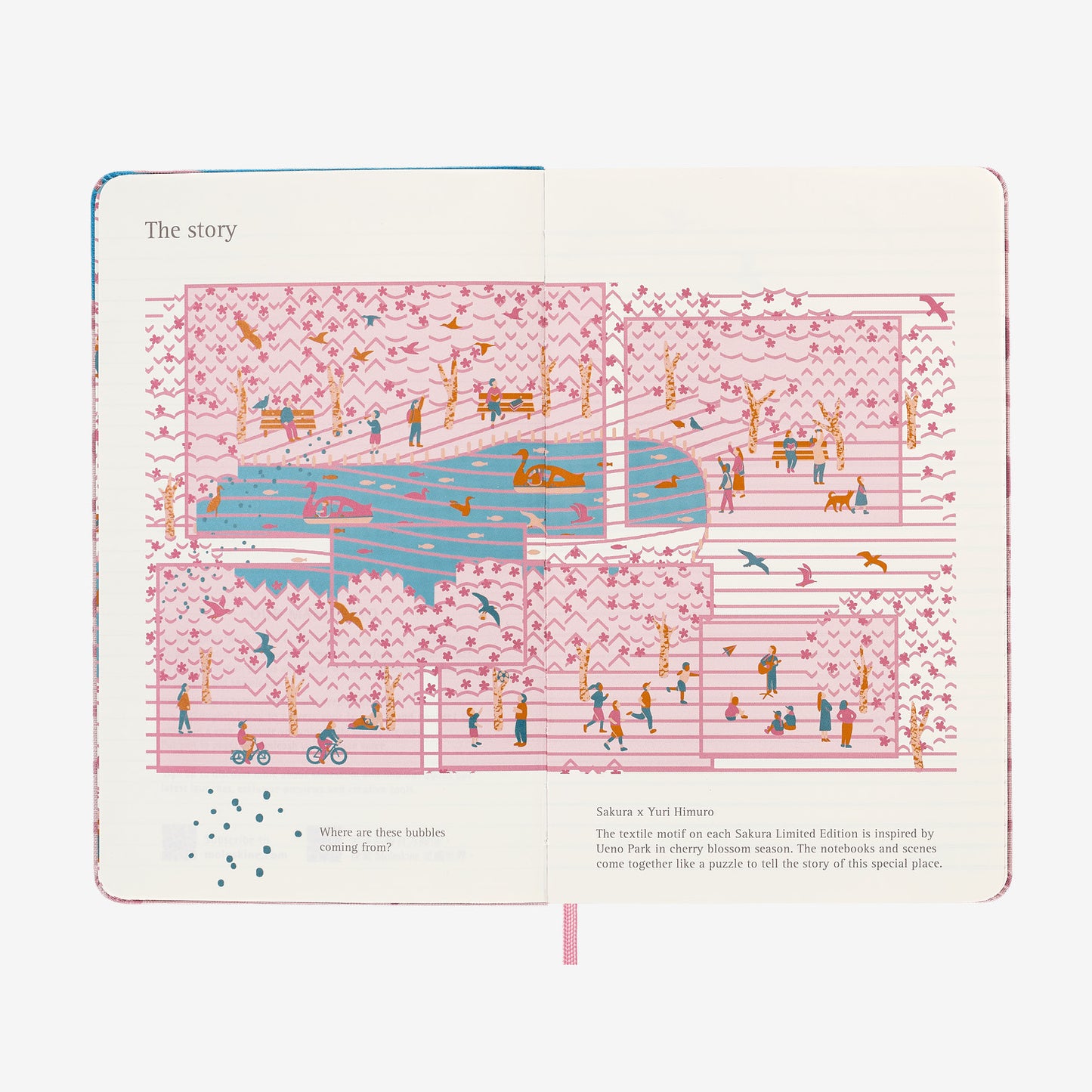 Moleskine Sakura Notebook Limited Edition Ruled, A5 (Hardcover)