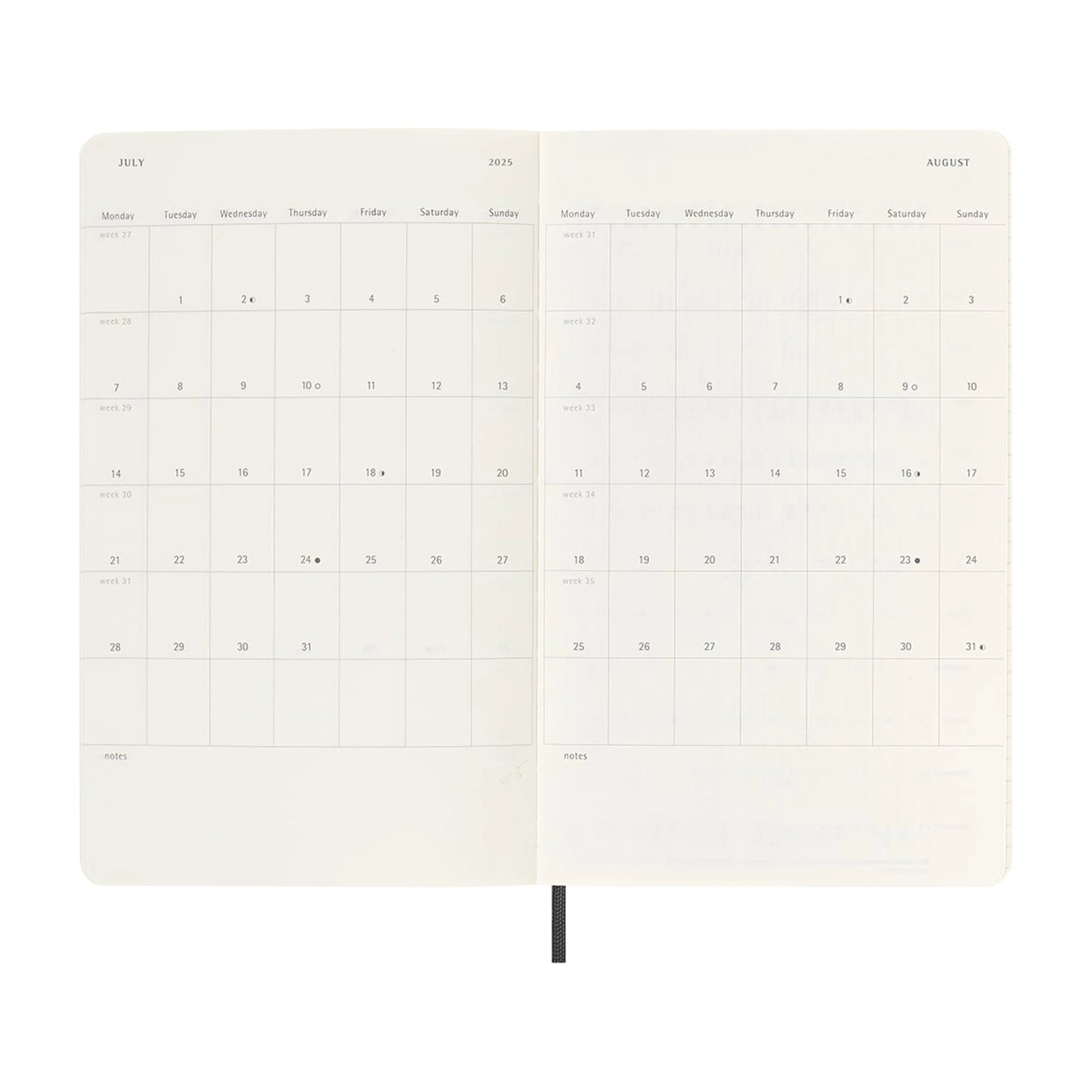 Moleskine Daily Planner 2025, A5 (Softcover)