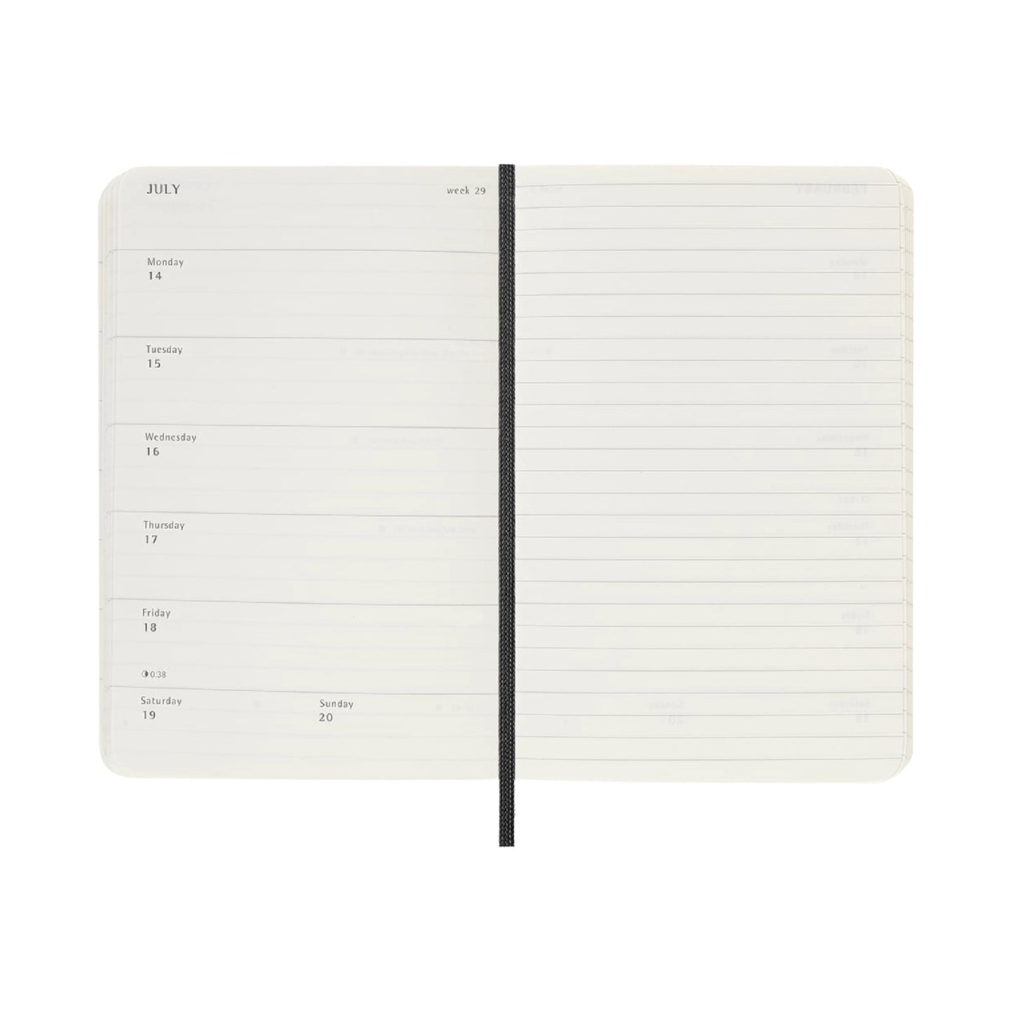 Moleskine Weekly Planner 2025, Pocket (Softcover)